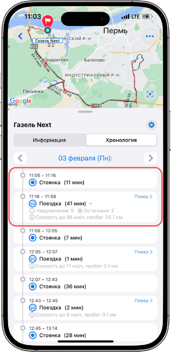 Свернутые группы событий
